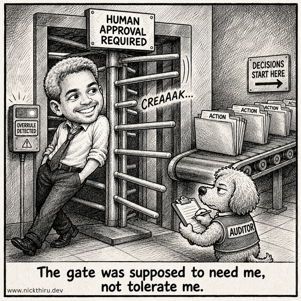 Illustration for GovCon Leads Radar — When a design step assumes a robot that doesn't exist